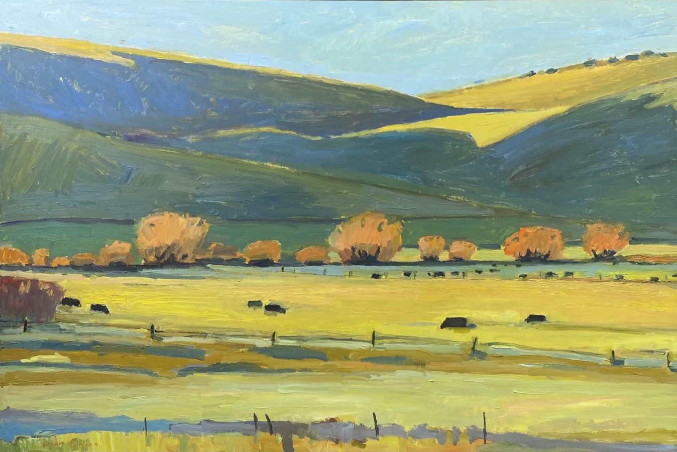 Quiet Blues - Landscape Painting